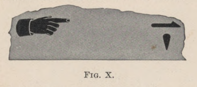 Duplex-paper markings showing a pointing hand and exposure number 1.